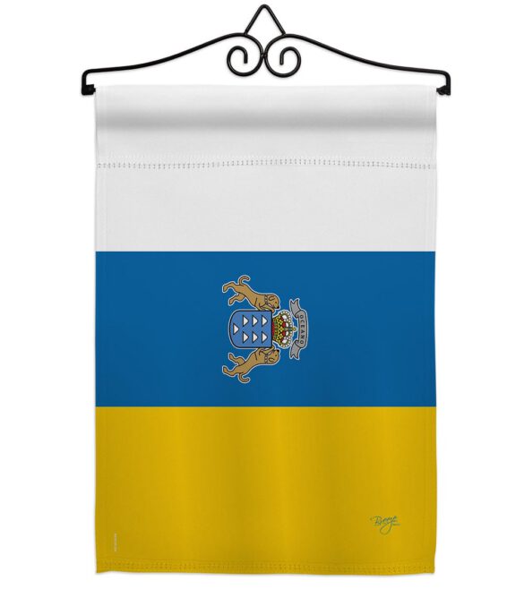 Canary Islands - Nationality Flags of the World Vertical Impressions Decorative Flags HG108375 Made In USA - Image 7
