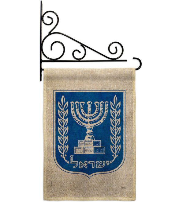 Emblem of Israel - Nationality Flags of the World Vertical Impressions Decorative Flags HG108637 Made In USA - Image 18