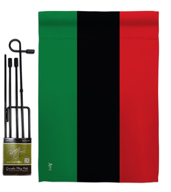 African American - Nationality Flags of the World Vertical Impressions Decorative Flags HG140001 Made In USA - Image 5
