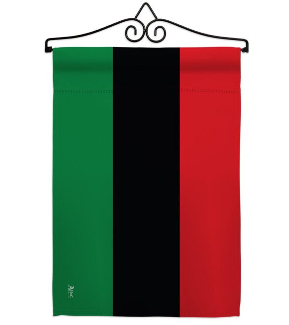 African American - Nationality Flags of the World Vertical Impressions Decorative Flags HG140001 Made In USA - Image 8