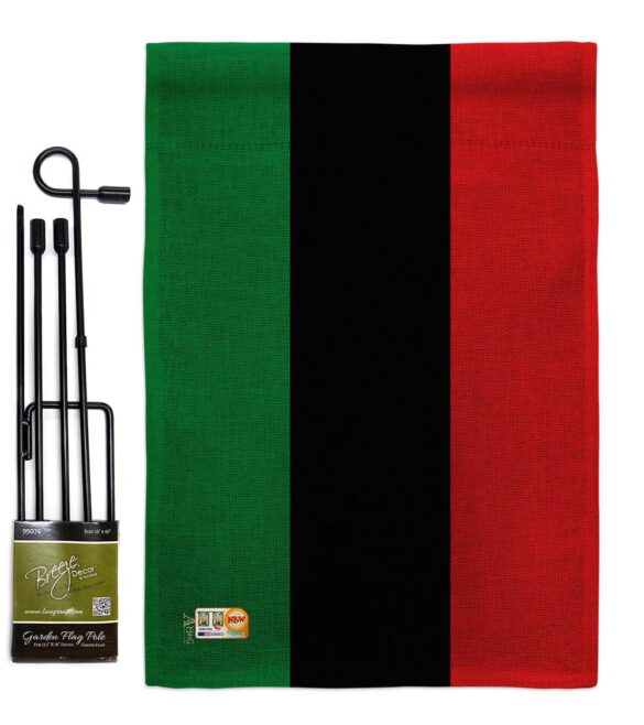 African American - Nationality Flags of the World Vertical Impressions Decorative Flags HG140001 Made In USA - Image 10