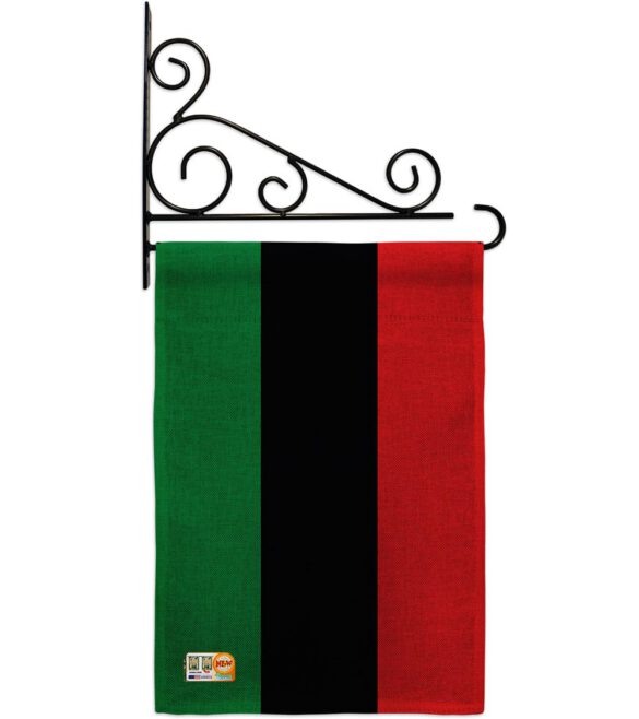 African American - Nationality Flags of the World Vertical Impressions Decorative Flags HG140001 Made In USA - Image 13