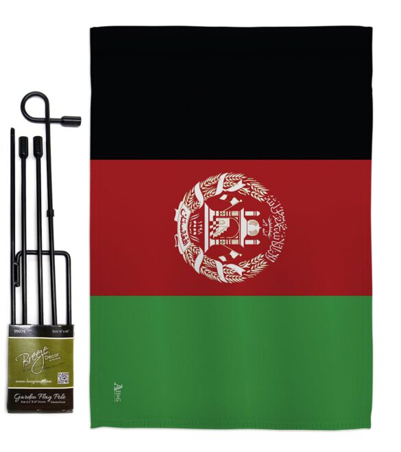 Afghanistan - Nationality Flags of the World Vertical Impressions Decorative Flags HG140002 Made In USA - Image 5