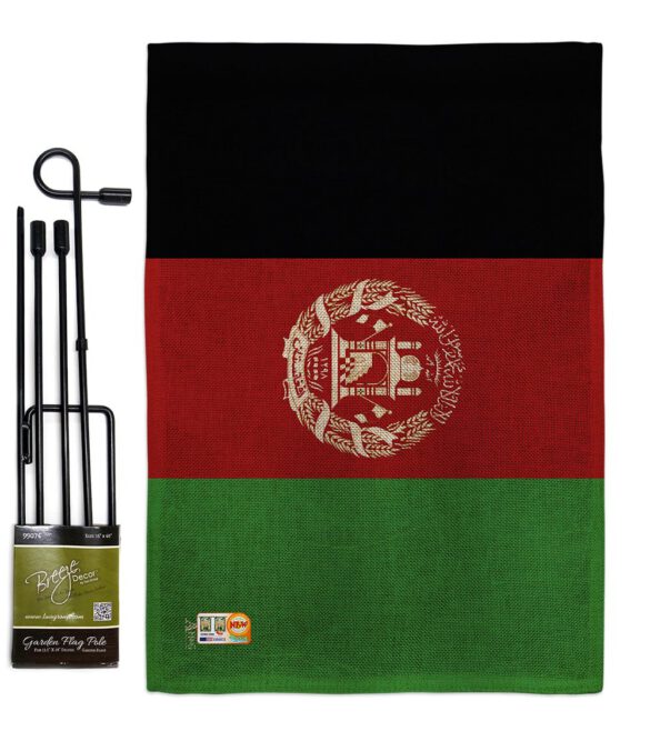 Afghanistan - Nationality Flags of the World Vertical Impressions Decorative Flags HG140002 Made In USA - Image 10