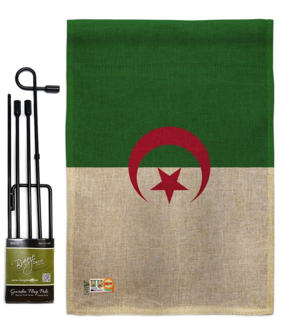 Algeria - Nationality Flags of the World Vertical Impressions Decorative Flags HG140005 Made In USA - Image 10