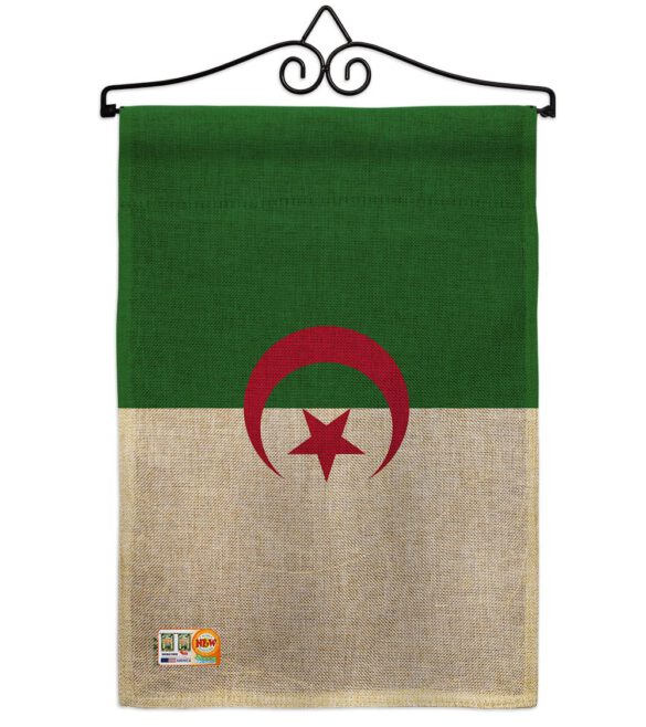Algeria - Nationality Flags of the World Vertical Impressions Decorative Flags HG140005 Made In USA - Image 11