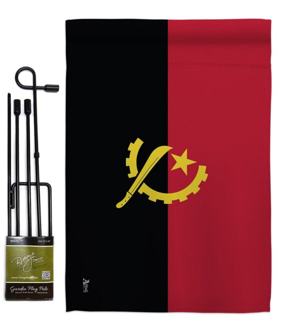 Angola - Nationality Flags of the World Vertical Impressions Decorative Flags HG140007 Made In USA - Image 5