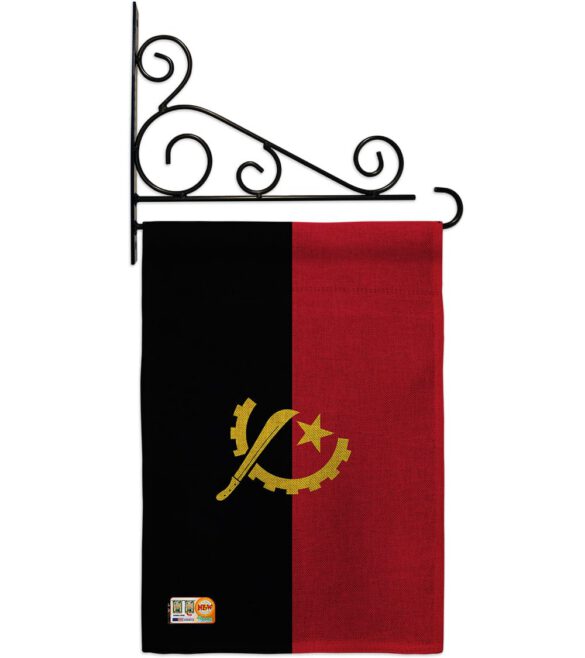 Angola - Nationality Flags of the World Vertical Impressions Decorative Flags HG140007 Made In USA - Image 13