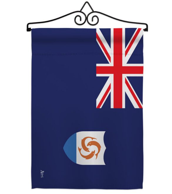Anguilla - Nationality Flags of the World Vertical Impressions Decorative Flags HG140008 Made In USA - Image 8