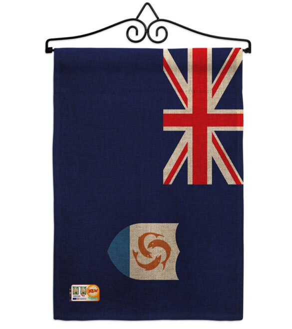 Anguilla - Nationality Flags of the World Vertical Impressions Decorative Flags HG140008 Made In USA - Image 11