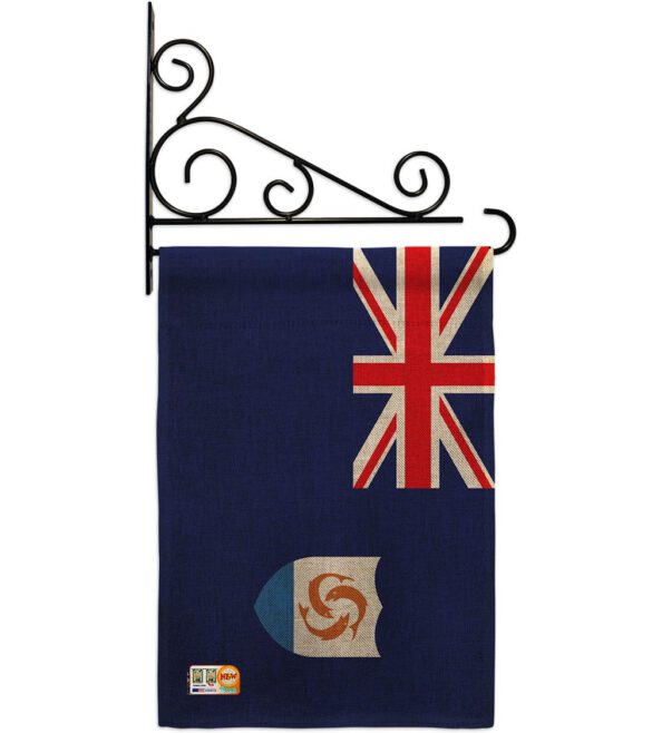 Anguilla - Nationality Flags of the World Vertical Impressions Decorative Flags HG140008 Made In USA - Image 13