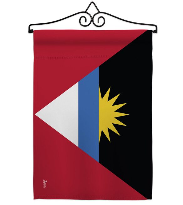 Antigua & Barbuda - Nationality Flags of the World Vertical Impressions Decorative Flags HG140009 Made In USA - Image 8