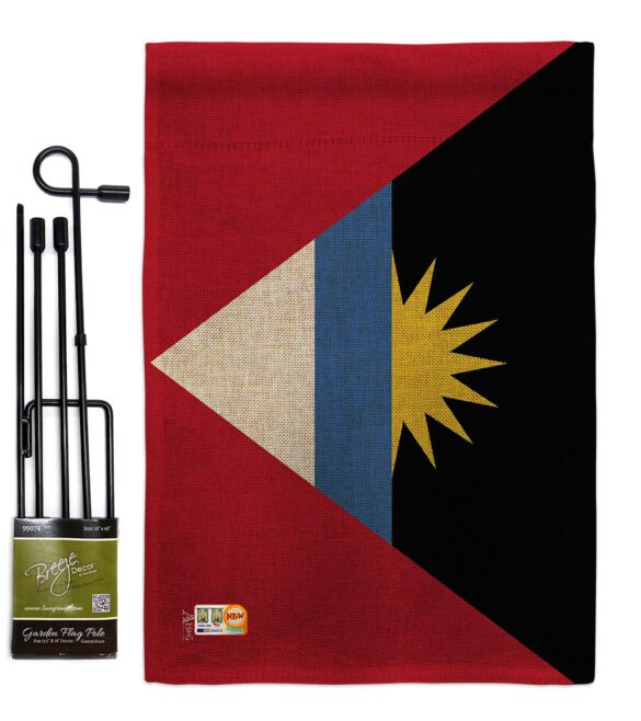 Antigua & Barbuda - Nationality Flags of the World Vertical Impressions Decorative Flags HG140009 Made In USA - Image 10