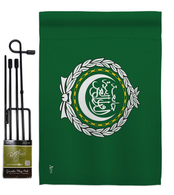 Arab League - Nationality Flags of the World Vertical Impressions Decorative Flags HG140011 Made In USA - Image 5