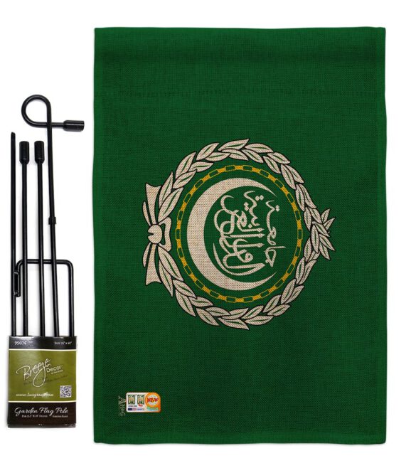 Arab League - Nationality Flags of the World Vertical Impressions Decorative Flags HG140011 Made In USA - Image 10