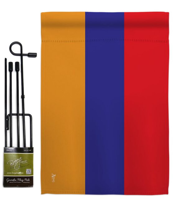 Armenia - Nationality Flags of the World Vertical Impressions Decorative Flags HG140012 Made In USA - Image 5