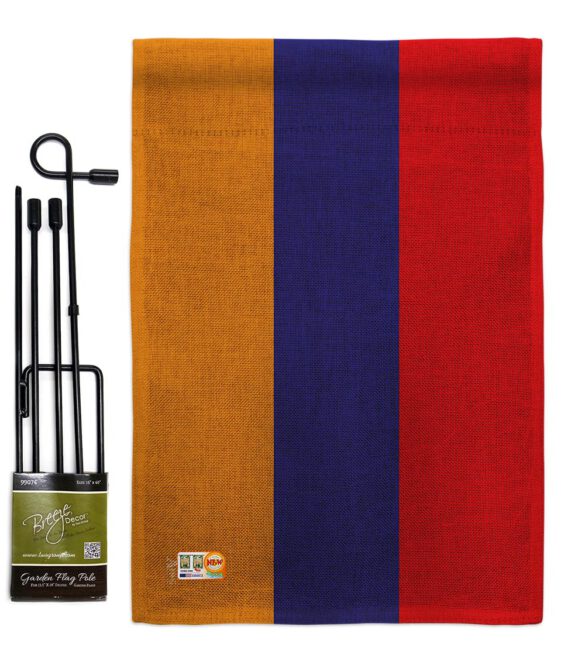 Armenia - Nationality Flags of the World Vertical Impressions Decorative Flags HG140012 Made In USA - Image 10