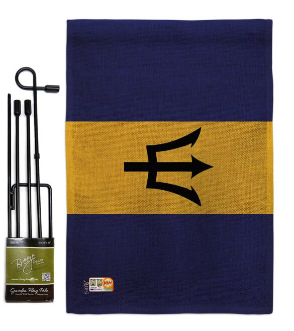 Barbados - Nationality Flags of the World Vertical Impressions Decorative Flags HG140023 Made In USA - Image 10
