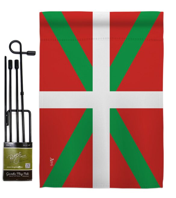 Basque Lands - Nationality Flags of the World Vertical Impressions Decorative Flags HG140024 Made In USA - Image 5