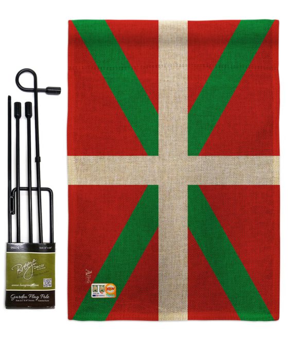 Basque Lands - Nationality Flags of the World Vertical Impressions Decorative Flags HG140024 Made In USA - Image 10