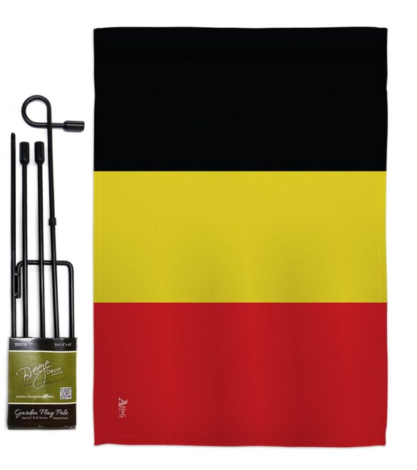 Belgium - Nationality Flags of the World Vertical Impressions Decorative Flags HG140027 Made In USA - Image 4