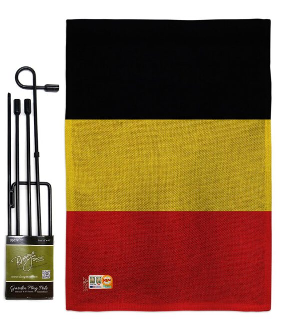 Belgium - Nationality Flags of the World Vertical Impressions Decorative Flags HG140027 Made In USA - Image 9