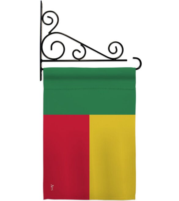 Benin - Nationality Flags of the World Vertical Impressions Decorative Flags HG140029 Made In USA - Image 11