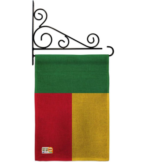 Benin - Nationality Flags of the World Vertical Impressions Decorative Flags HG140029 Made In USA - Image 12