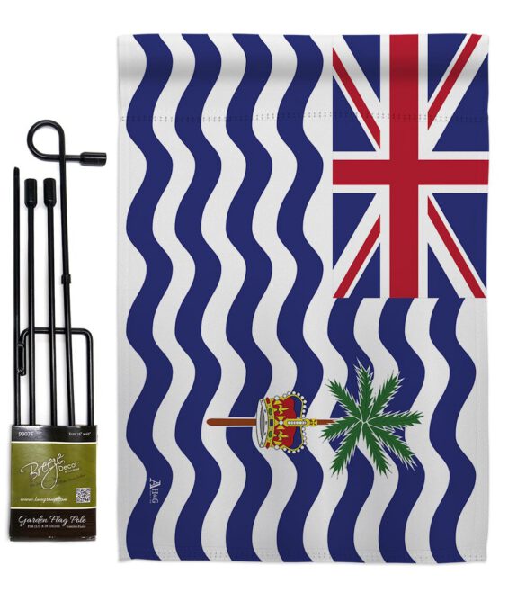 British Indian Ocean Territory - Nationality Flags of the World Vertical Impressions Decorative Flags HG140038 Made In USA - Image 4