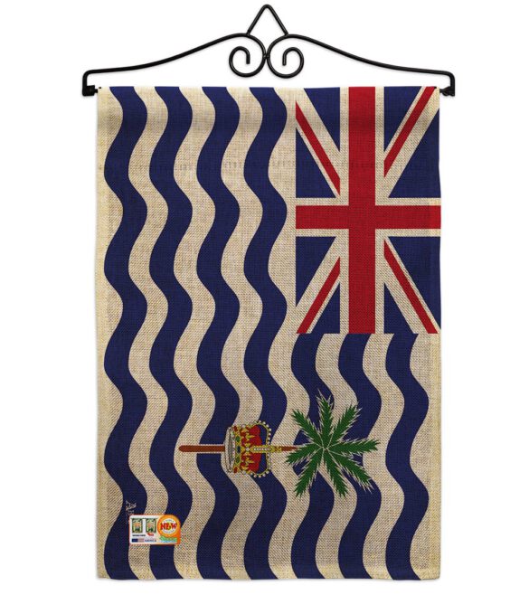 British Indian Ocean Territory - Nationality Flags of the World Vertical Impressions Decorative Flags HG140038 Made In USA - Image 10