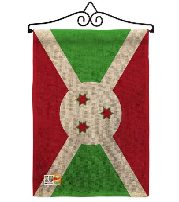 Burundi - Nationality Flags of the World Vertical Impressions Decorative Flags HG140043 Made In USA - Image 10