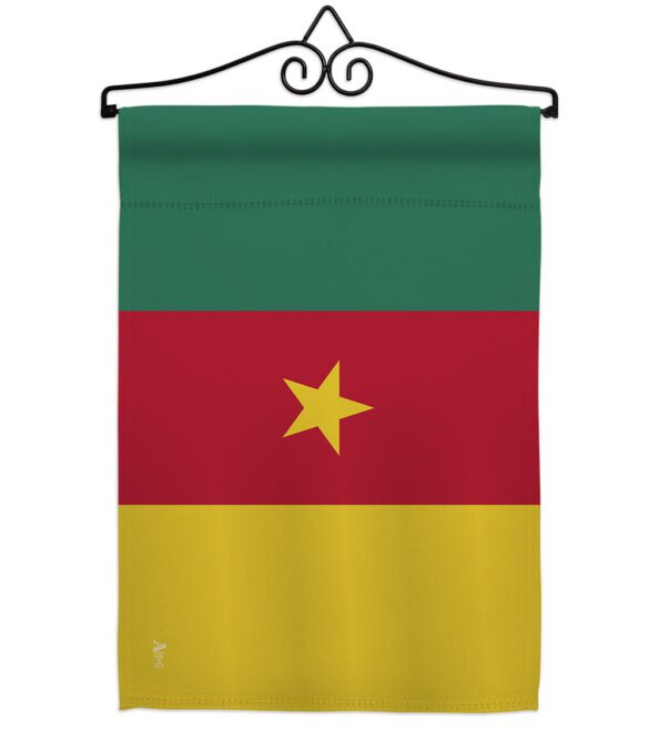 Cameroon - Nationality Flags of the World Vertical Impressions Decorative Flags HG140045 Made In USA - Image 7