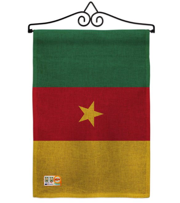 Cameroon - Nationality Flags of the World Vertical Impressions Decorative Flags HG140045 Made In USA - Image 10