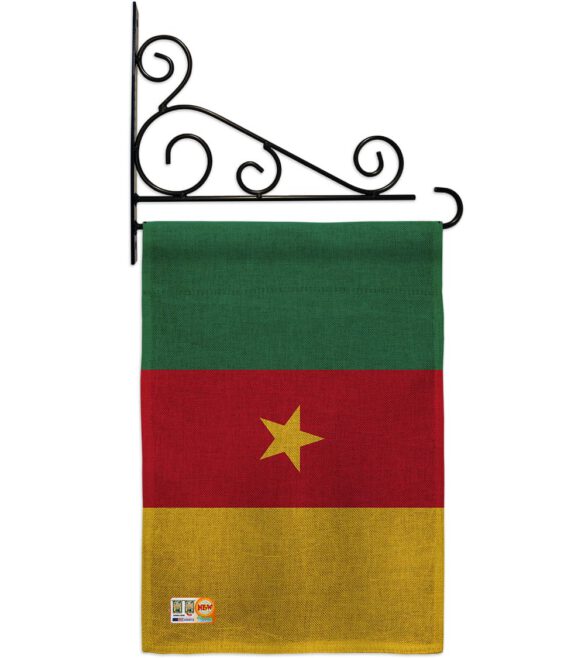 Cameroon - Nationality Flags of the World Vertical Impressions Decorative Flags HG140045 Made In USA - Image 12