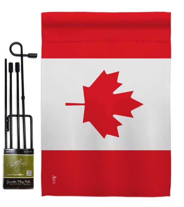 Canada - Nationality Flags of the World Vertical Impressions Decorative Flags HG140046 Made In USA - Image 4