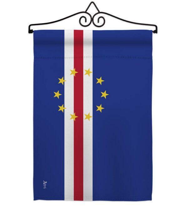 Cape Verde - Nationality Flags of the World Vertical Impressions Decorative Flags HG140047 Made In USA - Image 7