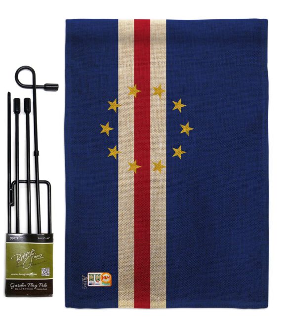 Cape Verde - Nationality Flags of the World Vertical Impressions Decorative Flags HG140047 Made In USA - Image 9