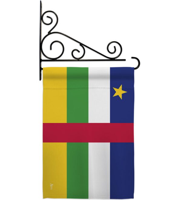 Central African Rep. - Nationality Flags of the World Vertical Impressions Decorative Flags HG140049 Made In USA - Image 11