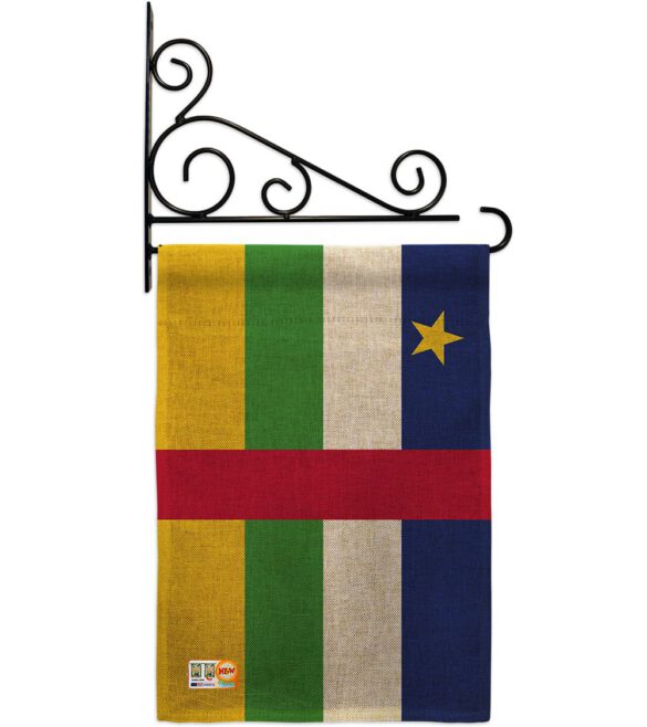 Central African Rep. - Nationality Flags of the World Vertical Impressions Decorative Flags HG140049 Made In USA - Image 12