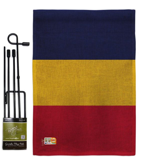 Chad - Nationality Flags of the World Vertical Impressions Decorative Flags HG140050 Made In USA - Image 9