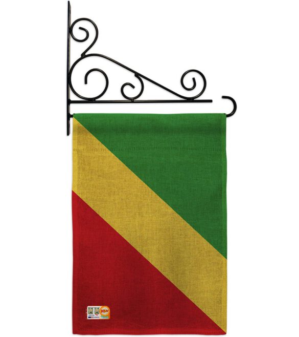 Congo-Republic - Nationality Flags of the World Vertical Impressions Decorative Flags HG140058 Made In USA - Image 12