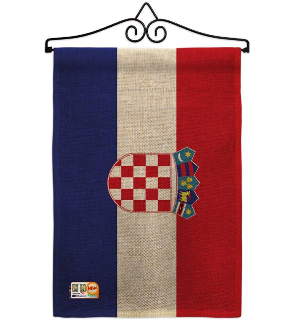 Croatia - Nationality Flags of the World Vertical Impressions Decorative Flags HG140061 Made In USA - Image 10