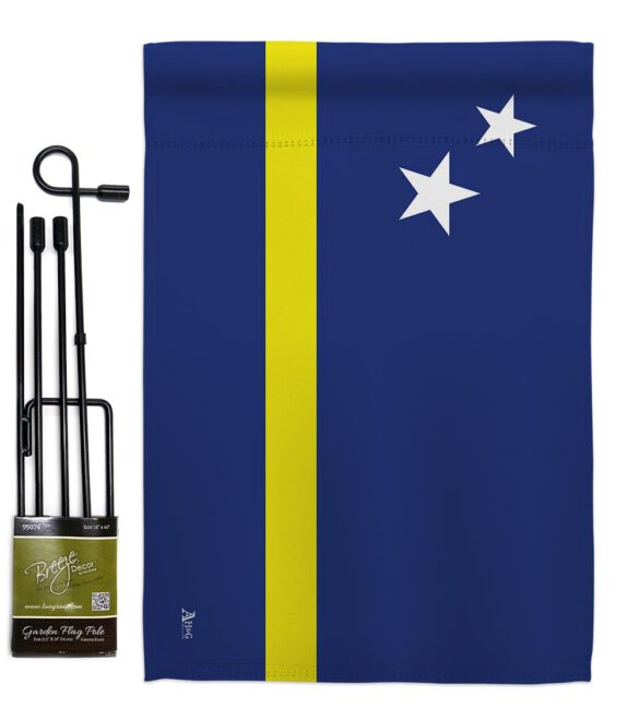 Curacao - Nationality Flags of the World Vertical Impressions Decorative Flags HG140063 Made In USA - Image 4