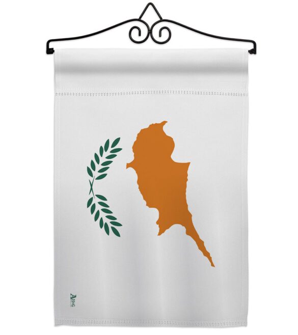 Cyprus - Nationality Flags of the World Vertical Impressions Decorative Flags HG140064 Made In USA - Image 7