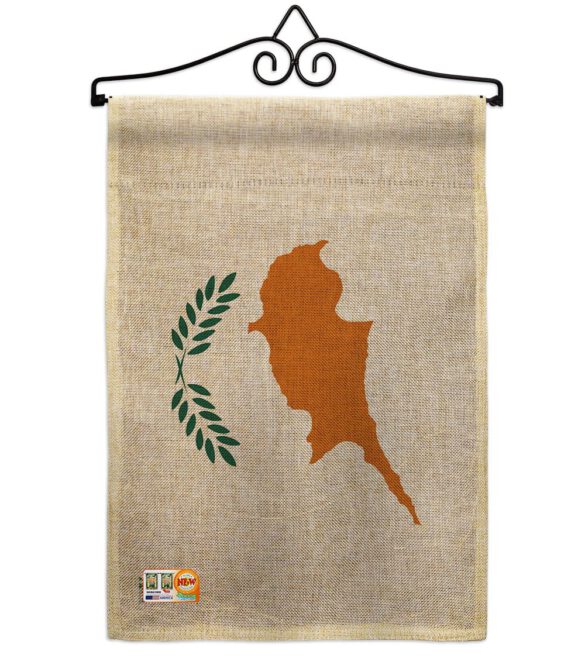 Cyprus - Nationality Flags of the World Vertical Impressions Decorative Flags HG140064 Made In USA - Image 10