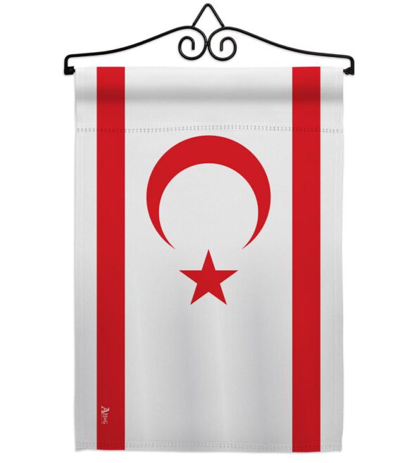 Cyprus Northern - Nationality Flags of the World Vertical Impressions Decorative Flags HG140065 Made In USA - Image 7