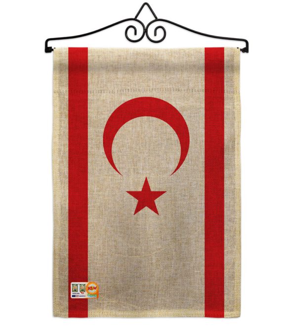 Cyprus Northern - Nationality Flags of the World Vertical Impressions Decorative Flags HG140065 Made In USA - Image 10