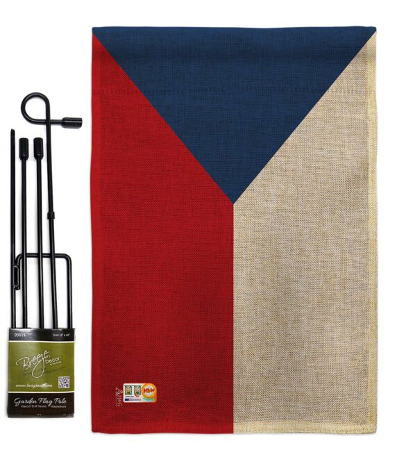 Czech Republic - Nationality Flags of the World Vertical Impressions Decorative Flags HG140066 Made In USA - Image 9