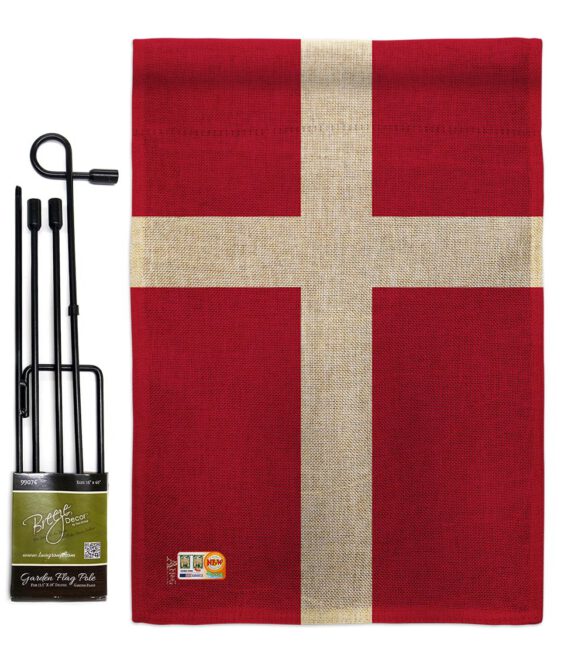 Denmark - Nationality Flags of the World Vertical Impressions Decorative Flags HG140067 Made In USA - Image 9