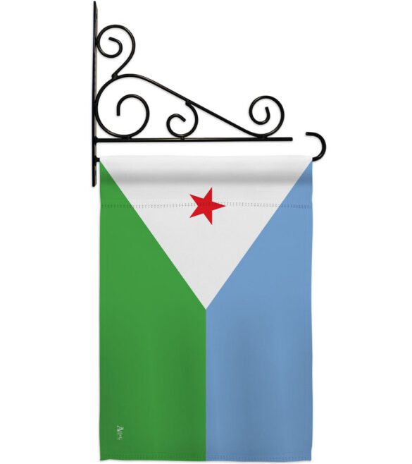 Djibouti - Nationality Flags of the World Vertical Impressions Decorative Flags HG140068 Made In USA - Image 11